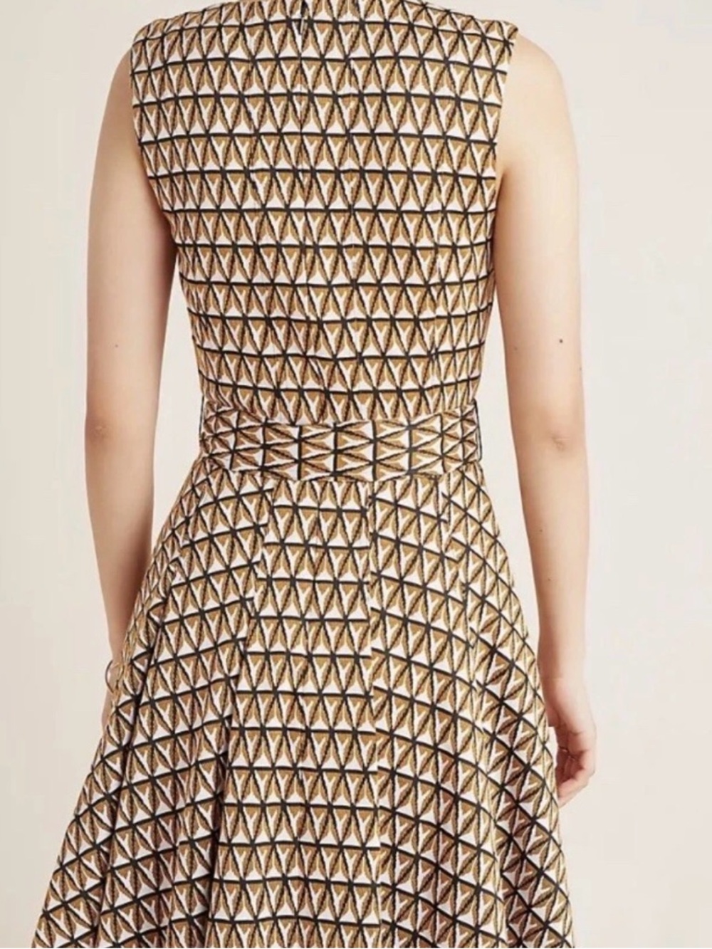 Anthropologie Hutch Amina Geometric Mini Dress Size S P - Picture 3 of 6